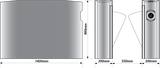 TPW-331TA: Wing Gate Turnstile