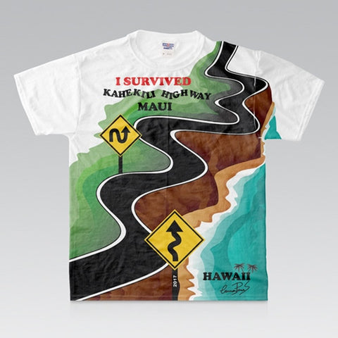 I Survived Kahekili Hwy 340 Maui T-Shirt