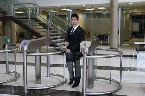 TRITON Half Height Glass Turnstile