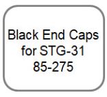 Black End Caps for STG-31