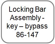 Locking Bar Assembly - key - bypass