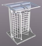 Outlaw Industries Portable Single Turnstile with Plexiglass Canopy