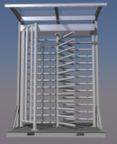 Outlaw Industries Portable Single Turnstile with Plexiglass Canopy