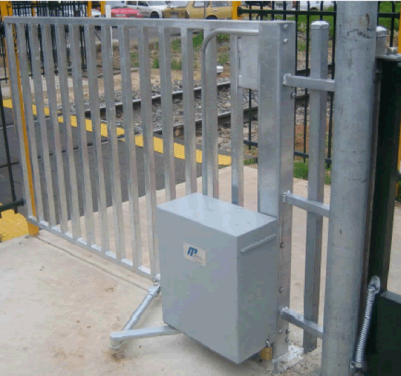 MRG Full Motorized Railroad Gate – Turnstiles
